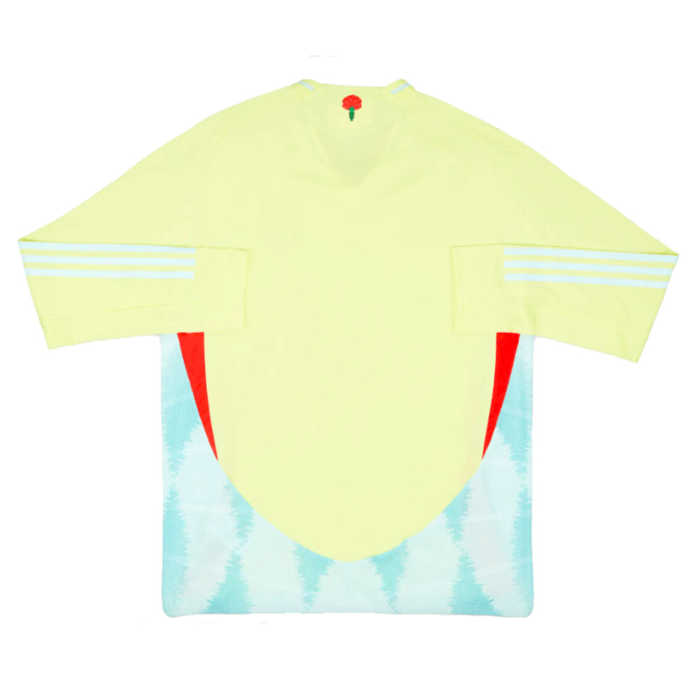 2024-2025 Spain Authentic Long Sleeve Away Shirt