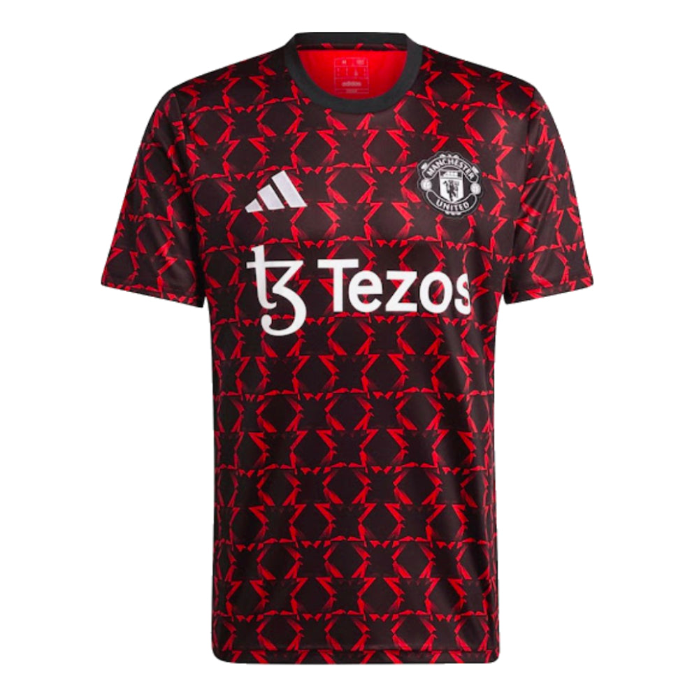 2024-2025 Man Utd Pre-Match Shirt (Black)