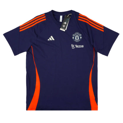 2024-2025 Man Utd Training Tee (Night Indigo)