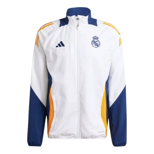 2024-2025 Real Madrid Presentation Jacket (White)