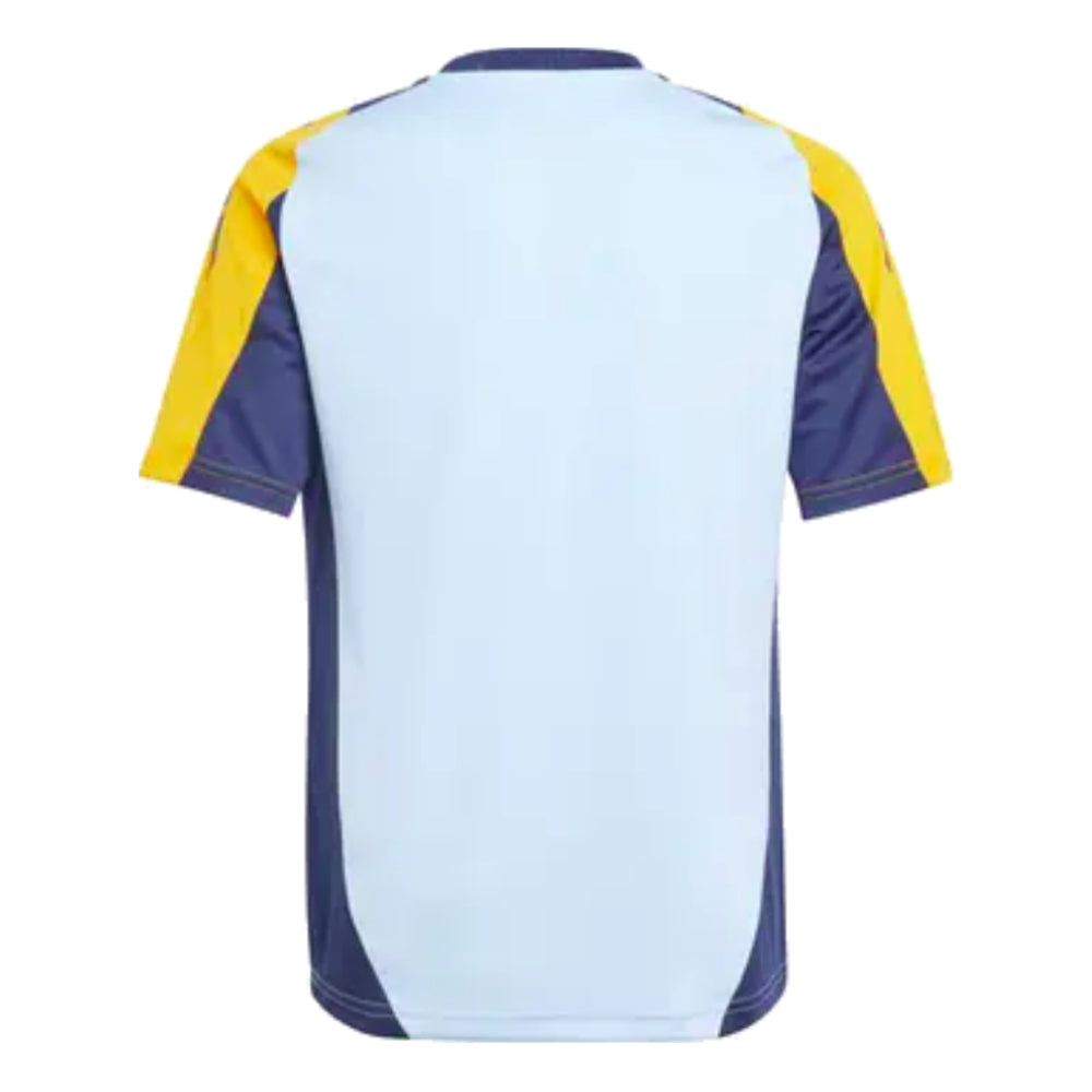 2024-2025 Real Madrid Training Shirt (Glow Blue) - Kids