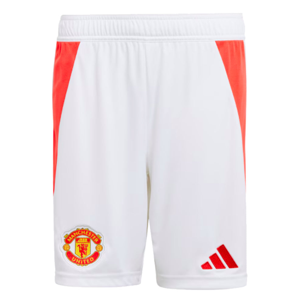 2024-2025 Man Utd Home Shorts (White) - Kids