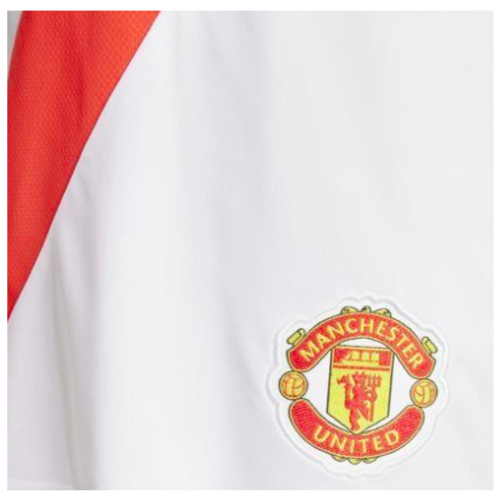 2024-2025 Man Utd Home Shorts (White)