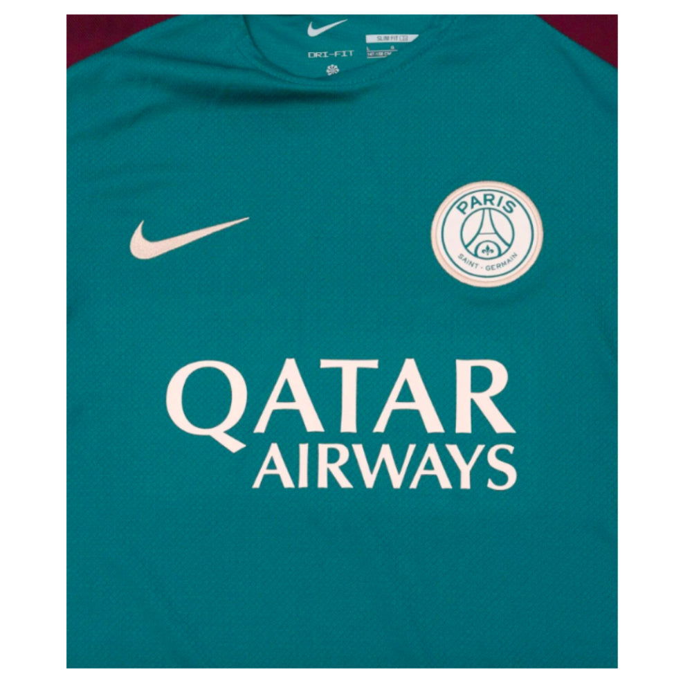 2024-2025 PSG Strike Dri-Fit Training Shirt (Teal) - Kids