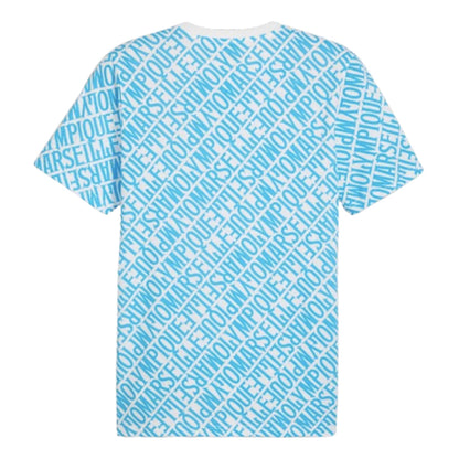 2024-2025 Marseille ftblCulture Tee AOP (Blue)