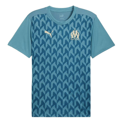 2024-2025 Marseille Pre-Match Shirt (Bold Blue)