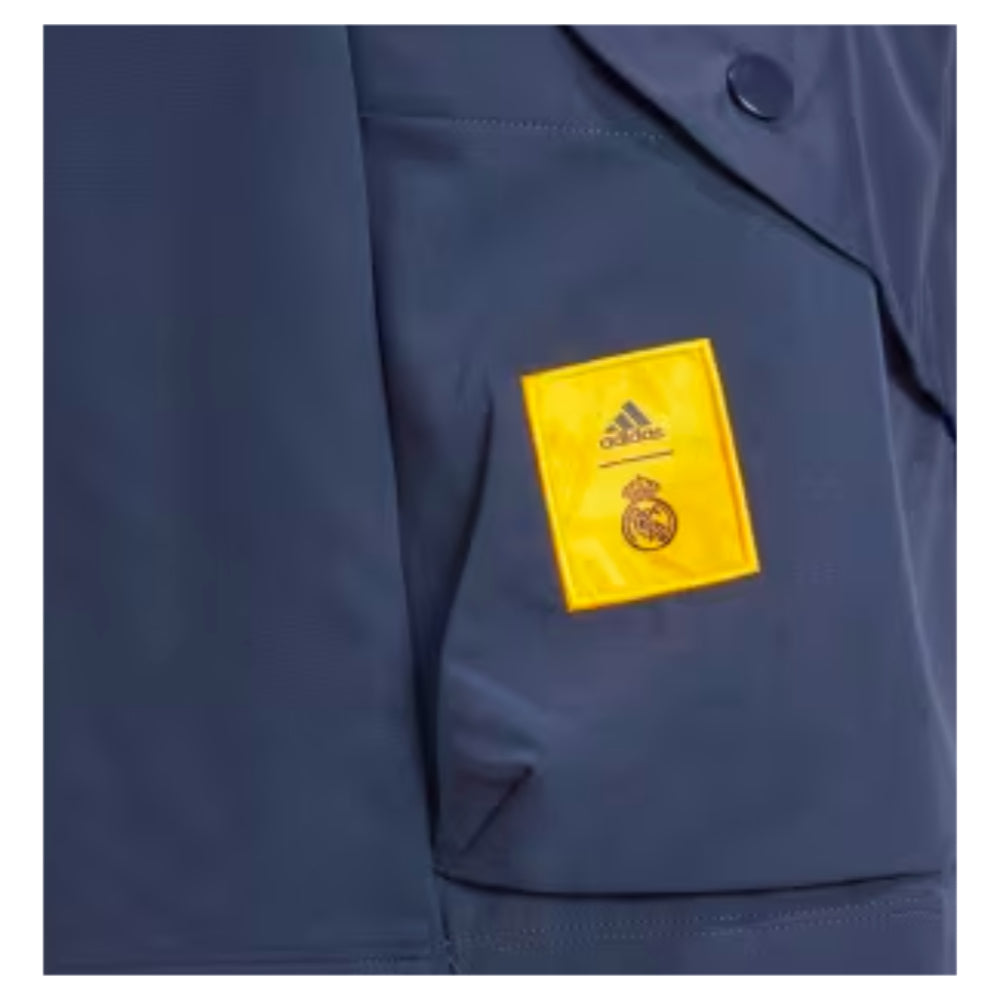 2024-2025 Real Madrid Seasonal Cargo Shorts (Night Navy)