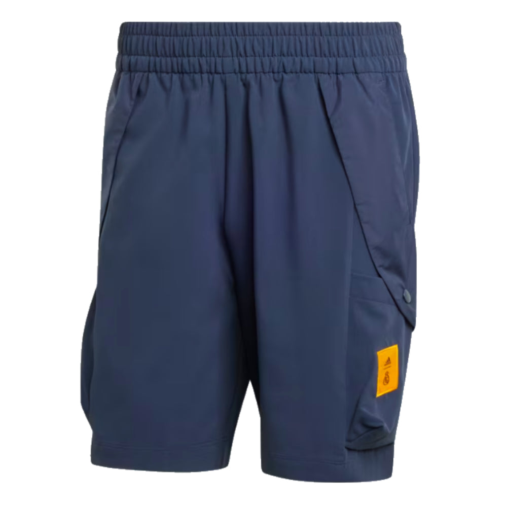 2024-2025 Real Madrid Seasonal Cargo Shorts (Night Navy)