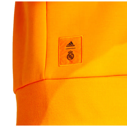 2024-2025 Real Madrid Seasonal Double Knit Crew (Orange)