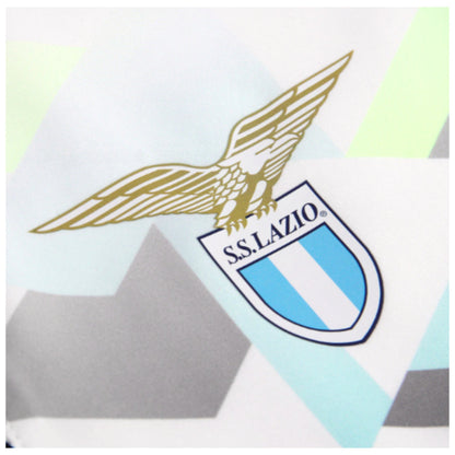 2024-2025 Lazio Pre-Match Half Zip Top (White)