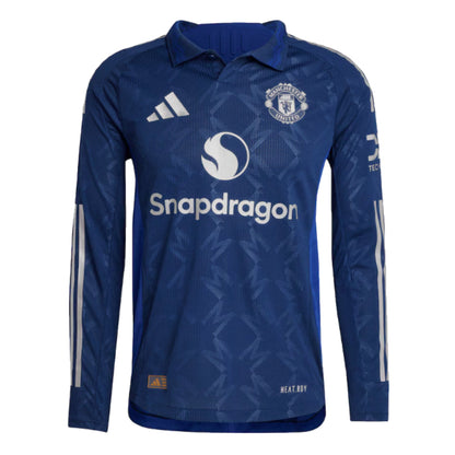 2024-2025 Man Utd Authentic Long Sleeve Away Shirt