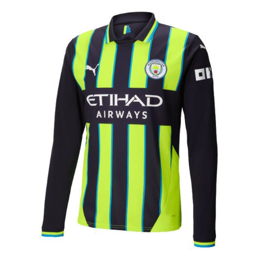 2024/25 Man City Away Long Sleeve Shirt