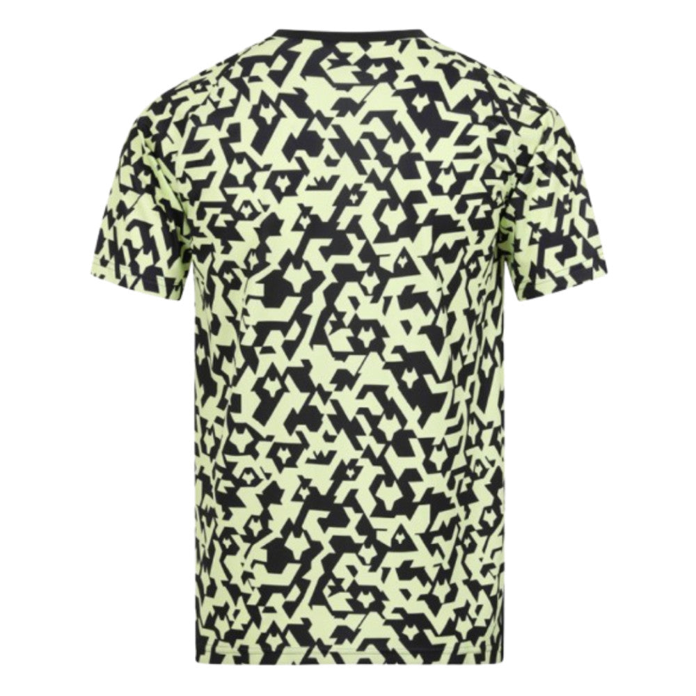 2024-2025 Wolves Pre Match T-Shirt - Black/Lime
