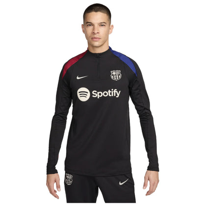 2024-2025 Barcelona Strike Dri-FIT Drill Top (Black)
