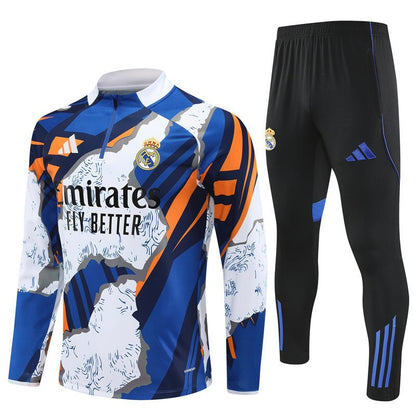 Real Madrid "Azul Reactor" Premium Tracksuit