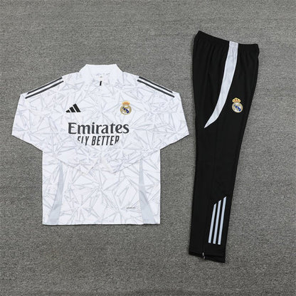 Real Madrid "White Armor" Premium Kids Size Tracksuit