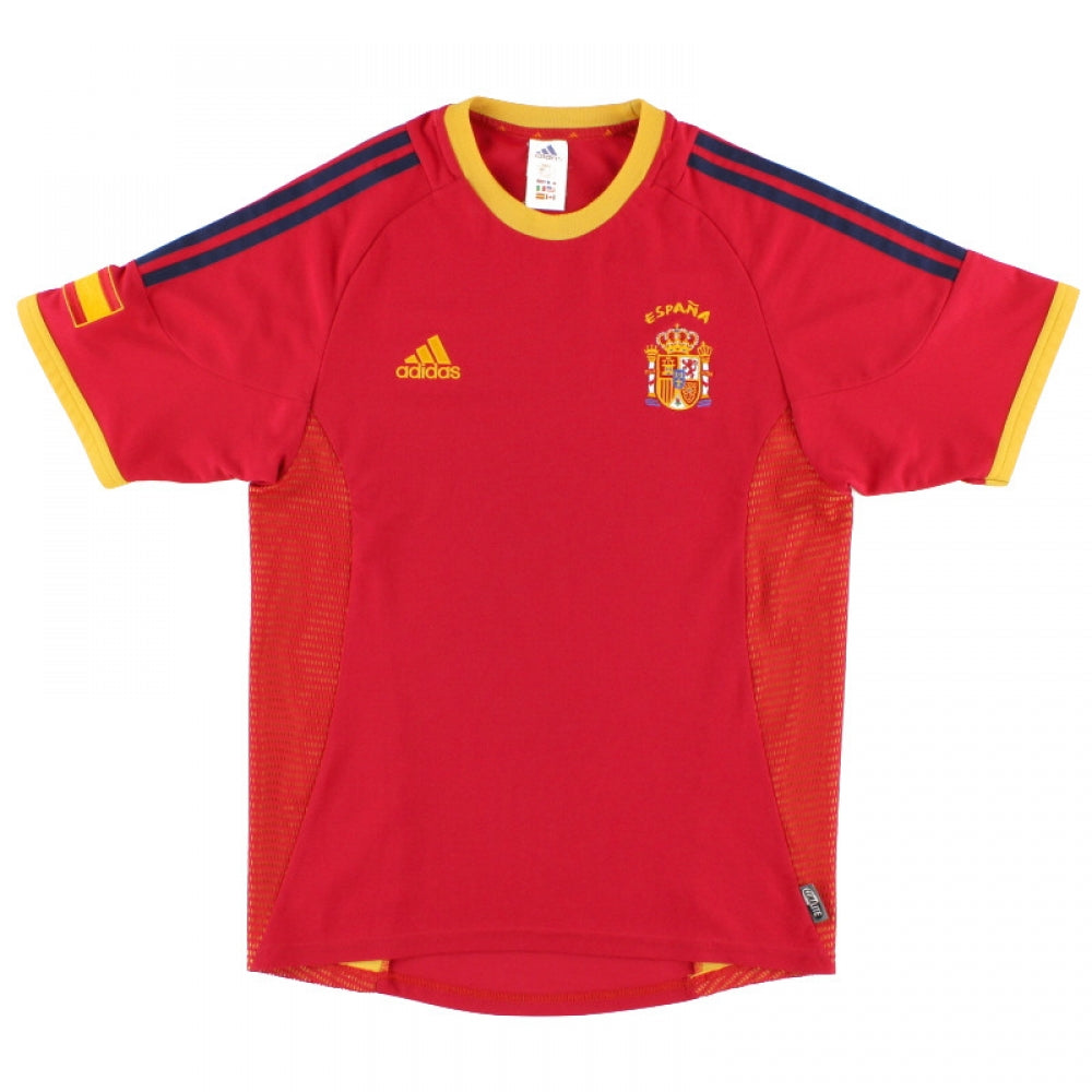 Spain 2002-04 Home Shirt (M) (Very Good)
