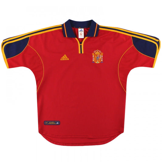 Spain 1999-02 Home Shirt (2XL) (Very Good)