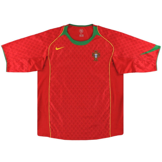 Portugal 2004-06 Home Shirt ((Excellent) M)