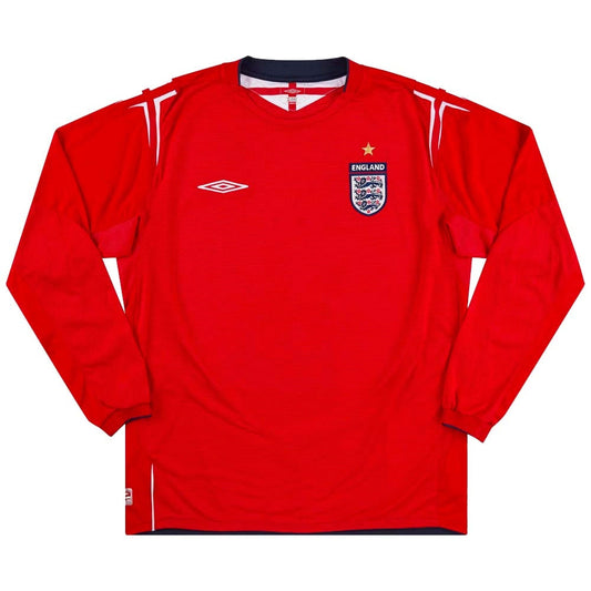 England 2004-06 Away L/S (L) (Excellent)