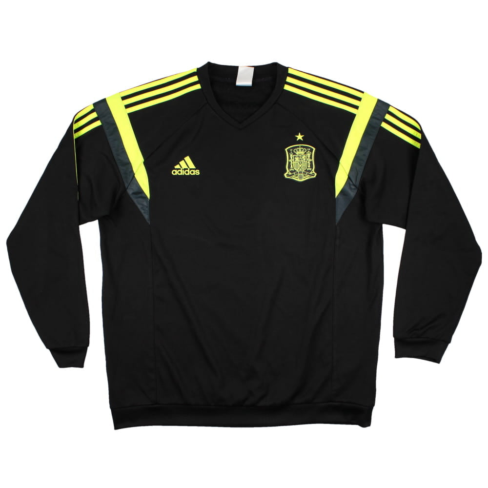Spain 2014-15 Long Sleeve Adidas Training Shirt (XL) (Excellent)
