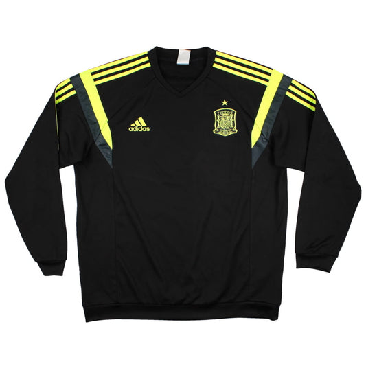 Spain 2014-15 Long Sleeve Adidas Training Shirt (XL) (Excellent)