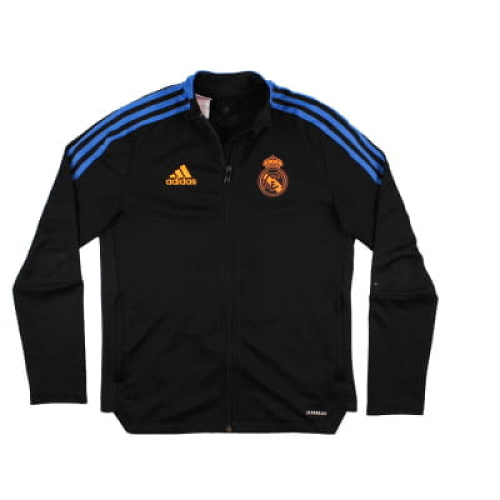 Real Madrid 2021-22 Adidas Tracksuit Top (13-14y) (Good)