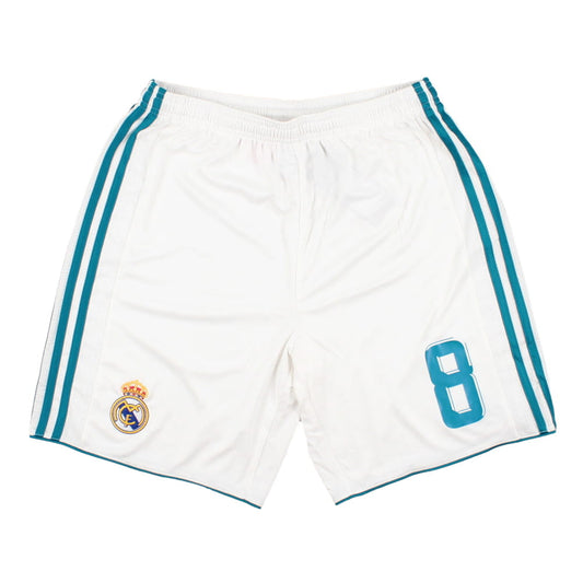 Real Madrid 2017-18 Home Shorts (#8) (15-16y) (BNWT)
