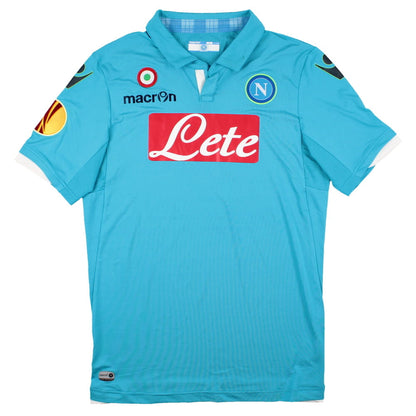 Napoli 2014-15 European Home Shirt (XL) (Excellent)