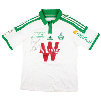 St Etienne 2014-15 Away Shirt (L) Erdinc #9 (Signed) (Good)