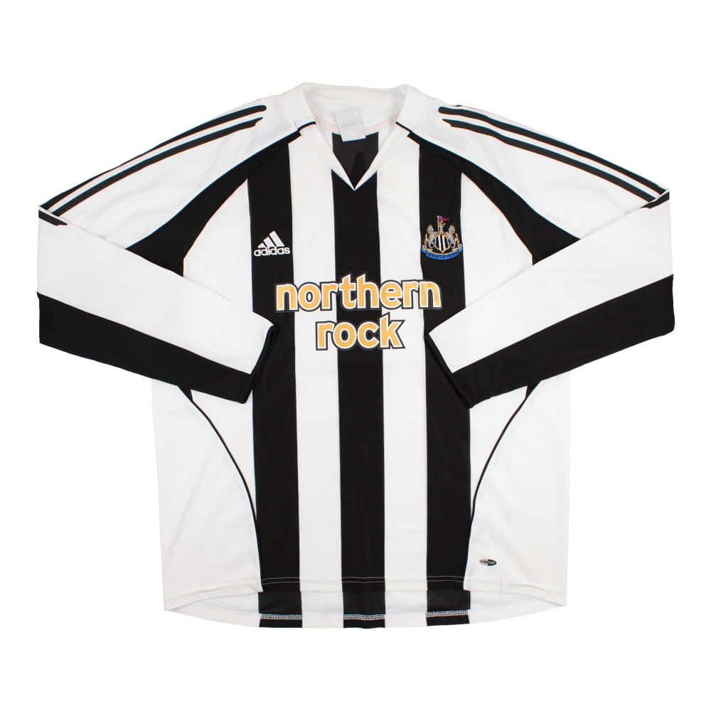 Newcastle United 2005-07 Long Sleeve Home Shirt (XL) Shearer #9 (Excellent)