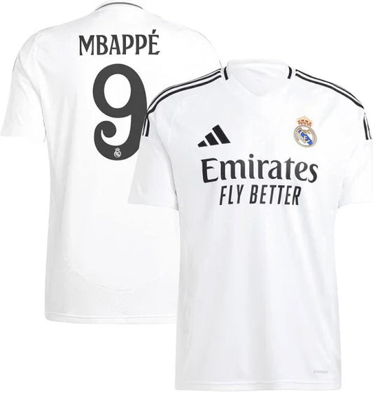2024/25 Kylian Mbappe Madrid Home Shirt Player Version